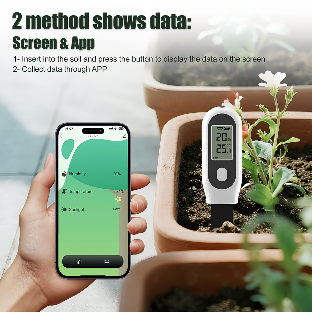 Smart Garden Zigbee - Pengukur Tanah 3 in 1 Zigbee