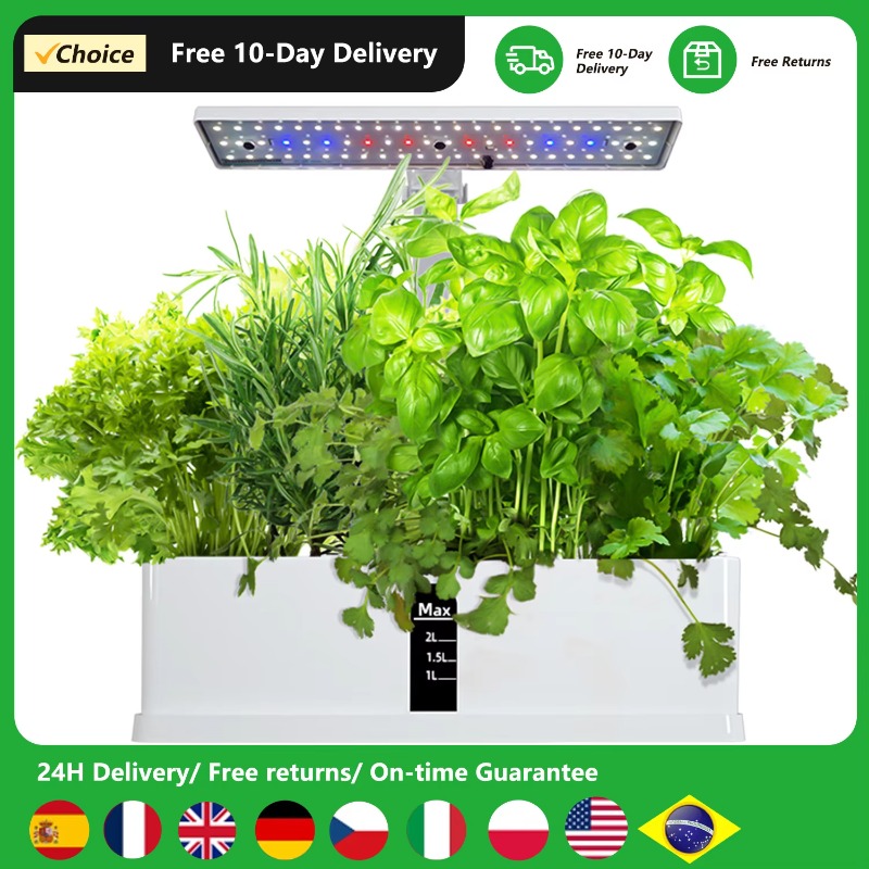 Smart Pod Garden - Sistem Penanaman Hidroponik Pintar 9 Pod,