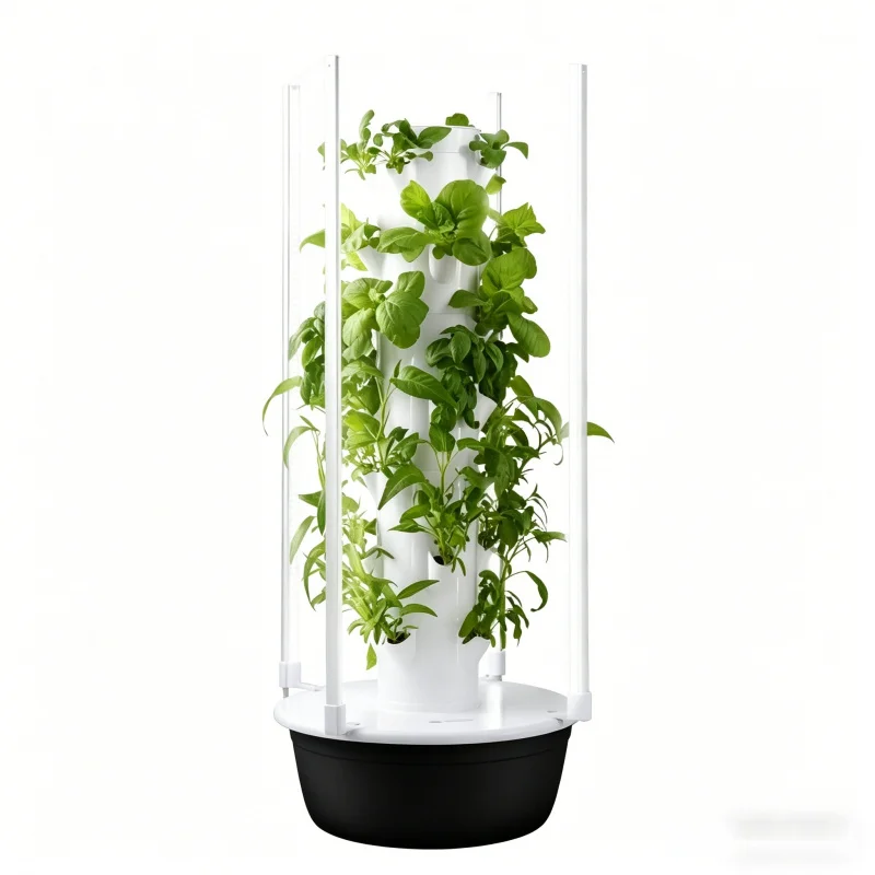 Vertical Planter Tower - Menara Hidroponik Vertikal SpaceTree, Penanam Sayuran