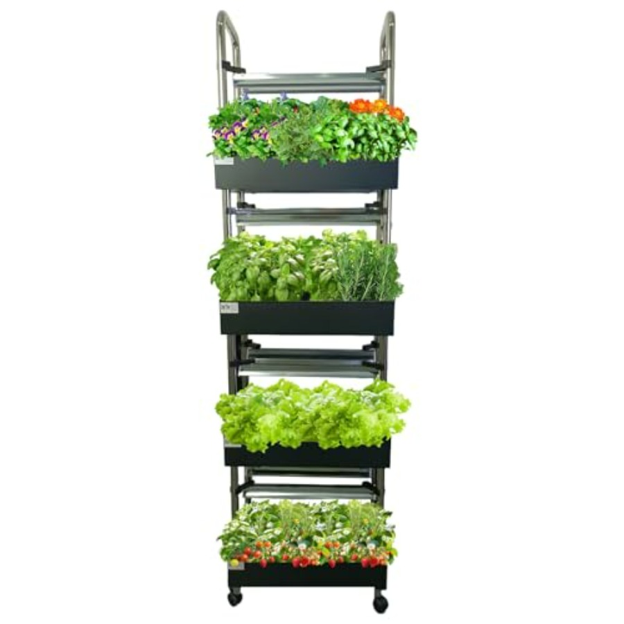 Smart Garden Water - Sistem hidroponik dalam ruangan: taman vertikal