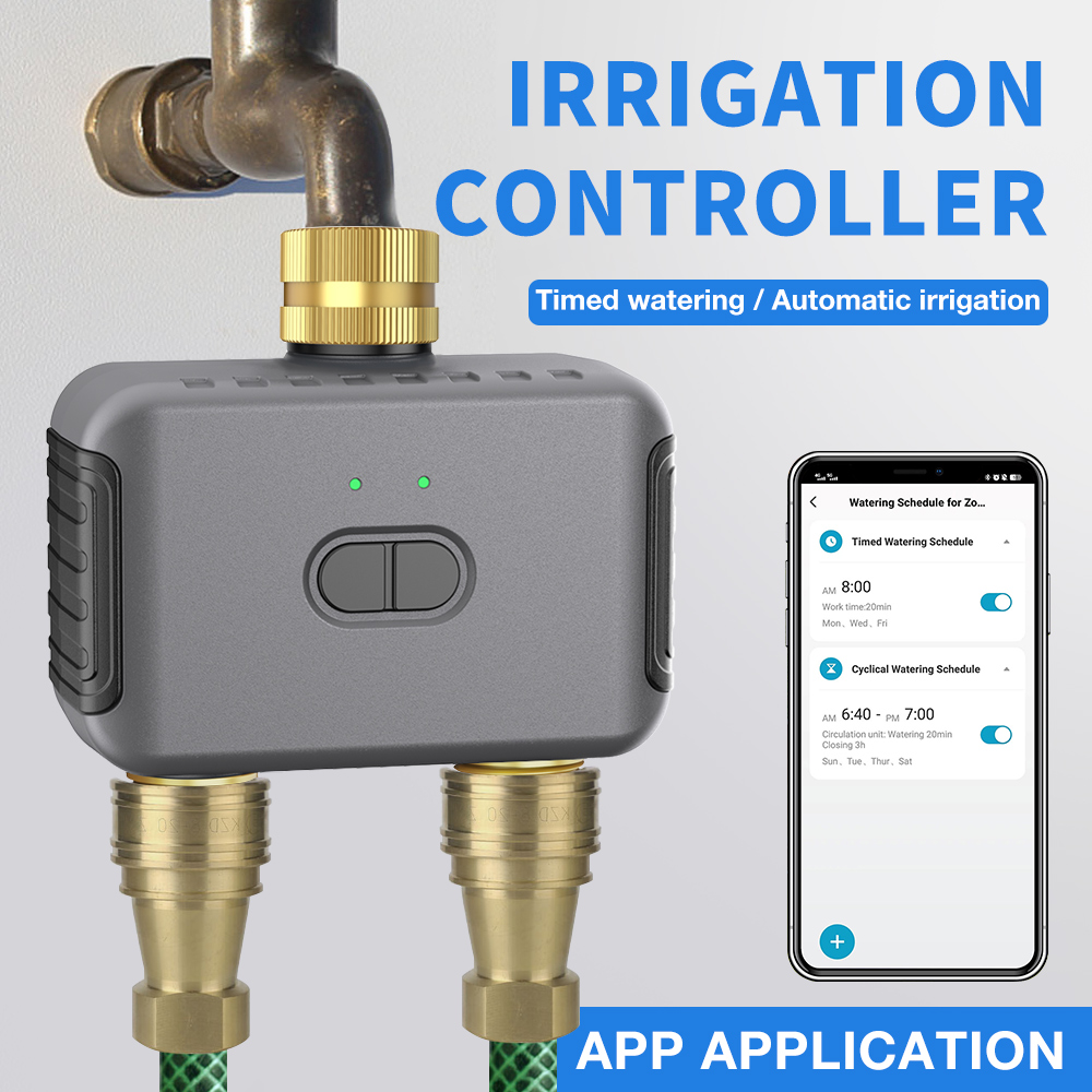 Smart Garden Water - Tuya 2 Zona Pengatur Waktu Penyiraman