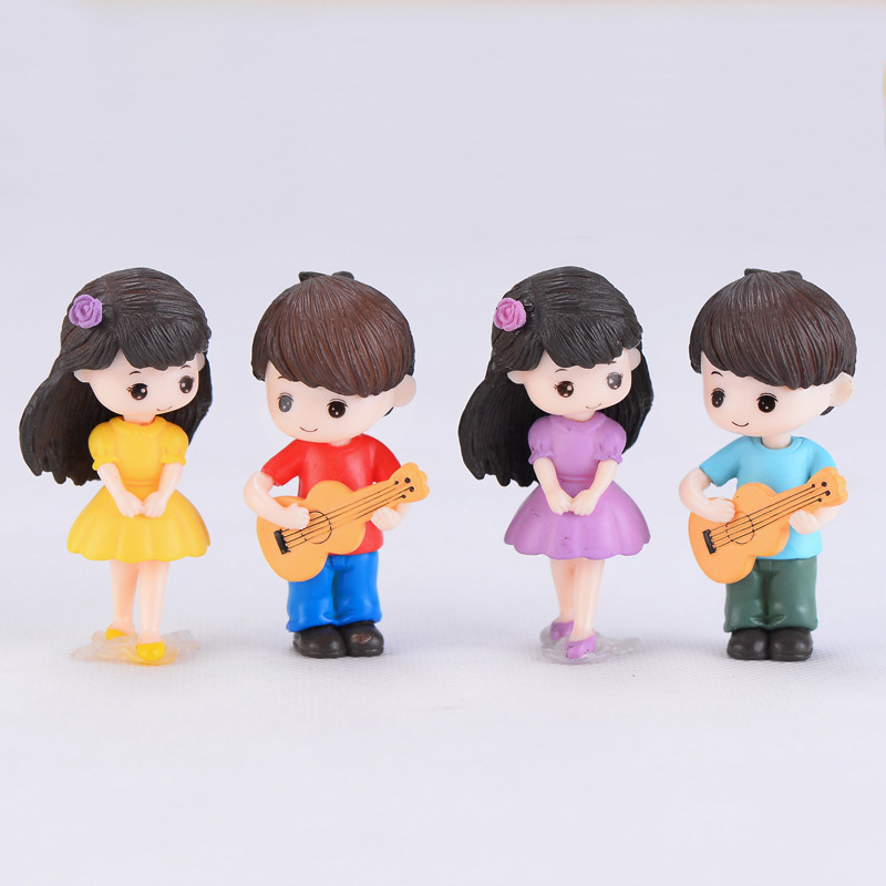 Figur Miniatur Pasangan Gitar, - Smart Garden Mini ulasan dan harga