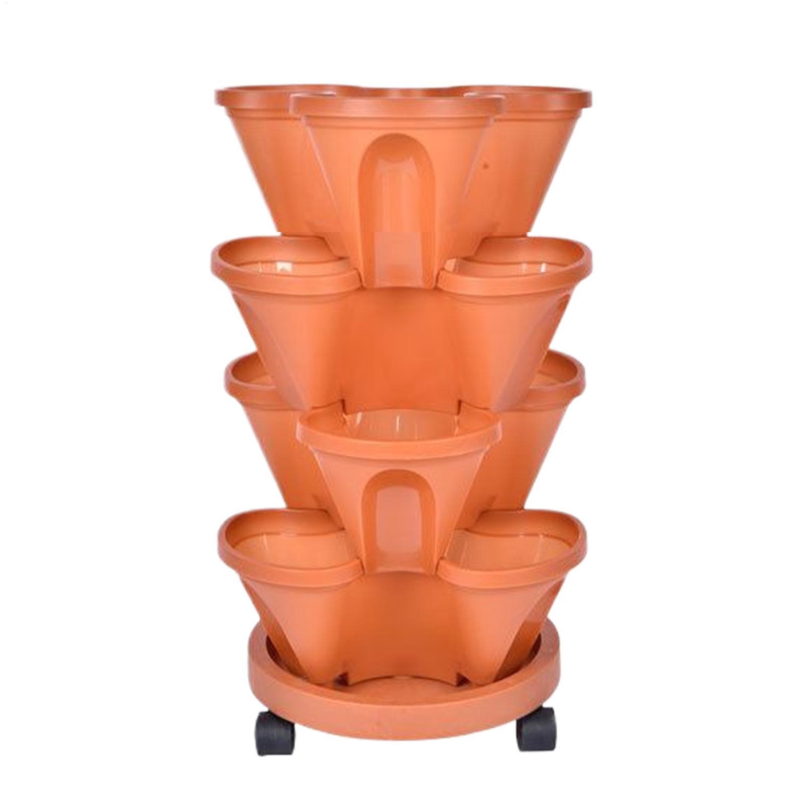 Rak Tanam Bertingkat Empat, Ra - Vertical Planter Tower ulasan dan harga