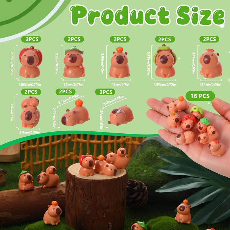 16 Paket 8 Model Figur Resin K - Smart Garden Mini ulasan dan harga