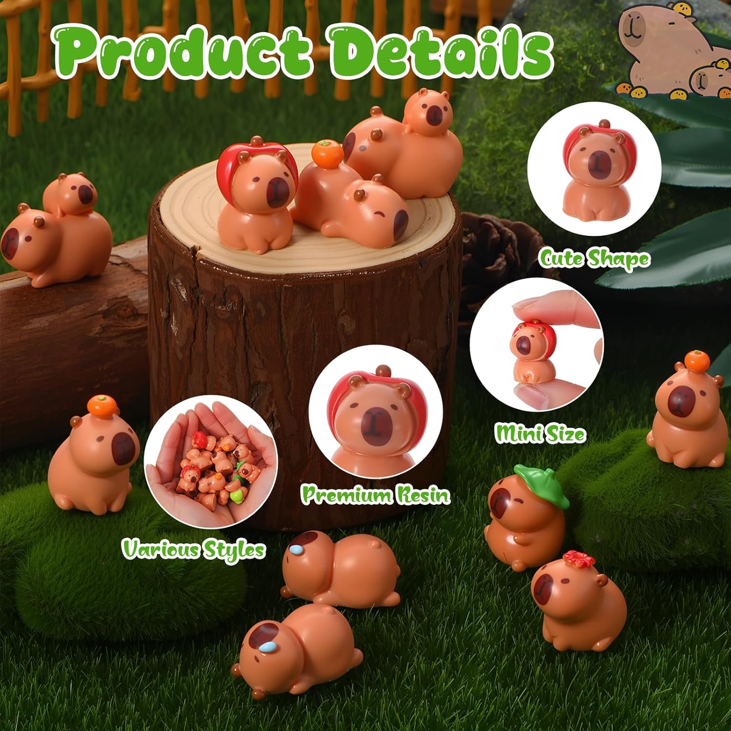 16 Paket 8 Model Figur Resin K - Smart Garden Mini ulasan dan harga