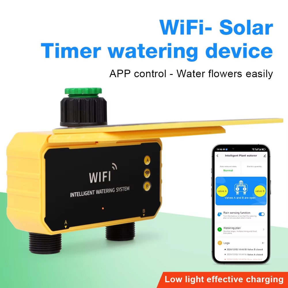1/2 Outlet WIFI Solar Irrigati - Smart Garden Monitoring System ulasan dan harga