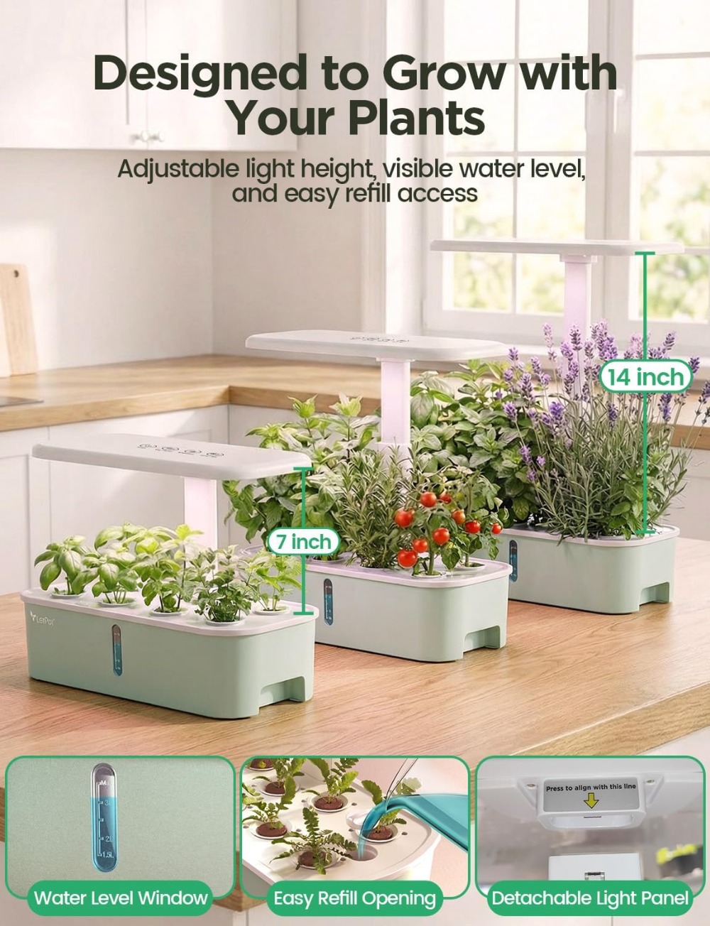 Sistem Penanaman Hidroponik Pi - Smart Pod Garden ulasan dan harga