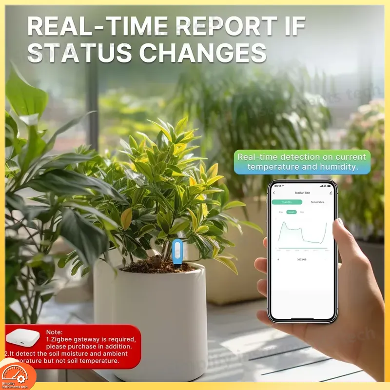 Sensor Suhu Kelembaban Tanah P - Smart Garden Monitoring System ulasan dan harga