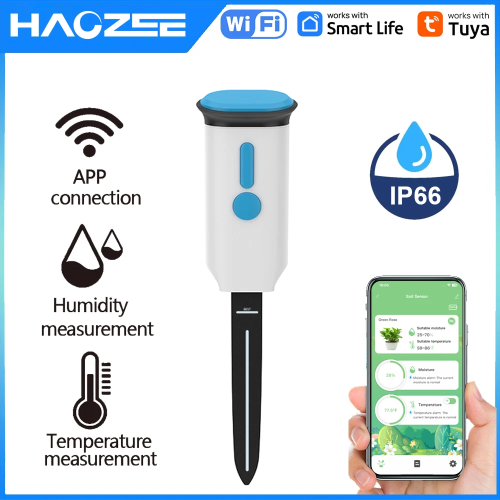 Haozee Tuya Detektor Sensor Ke - Smart Garden Sensors ulasan dan harga