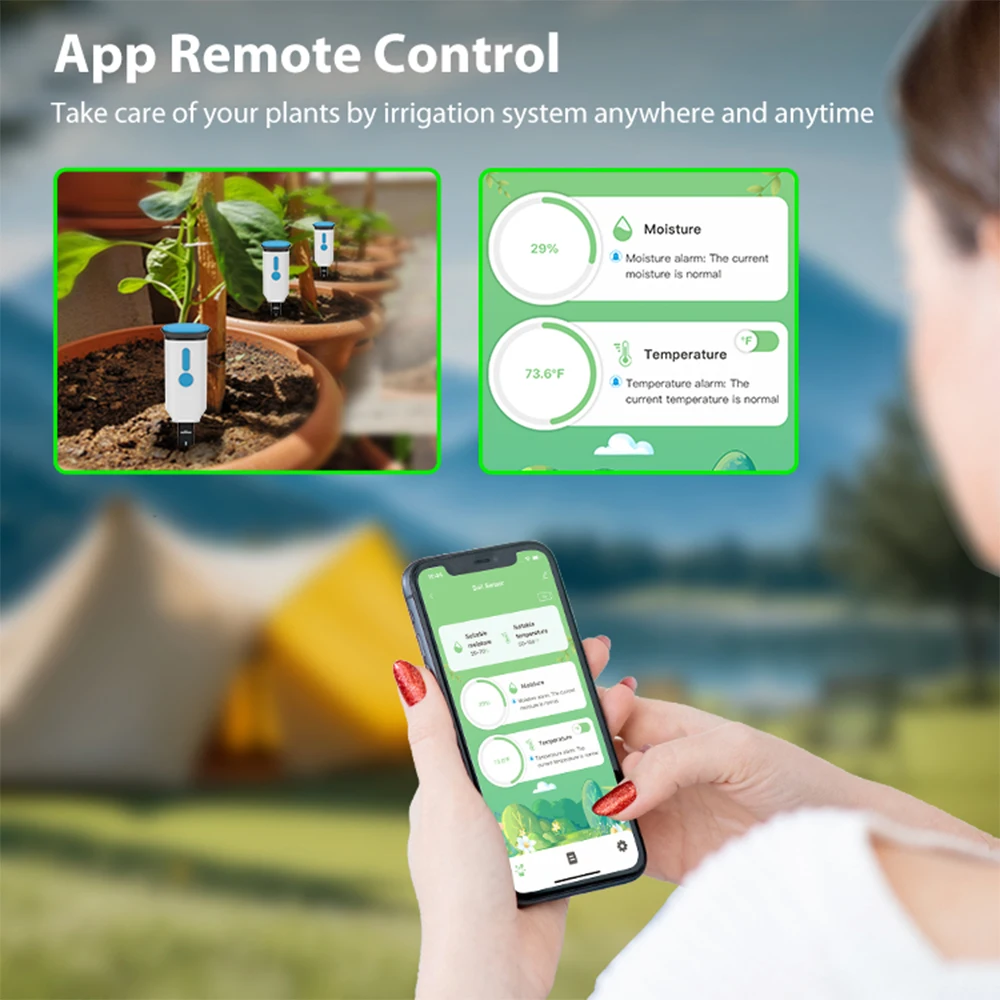 Haozee Tuya Detektor Sensor Ke - Smart Garden Sensors ulasan dan harga