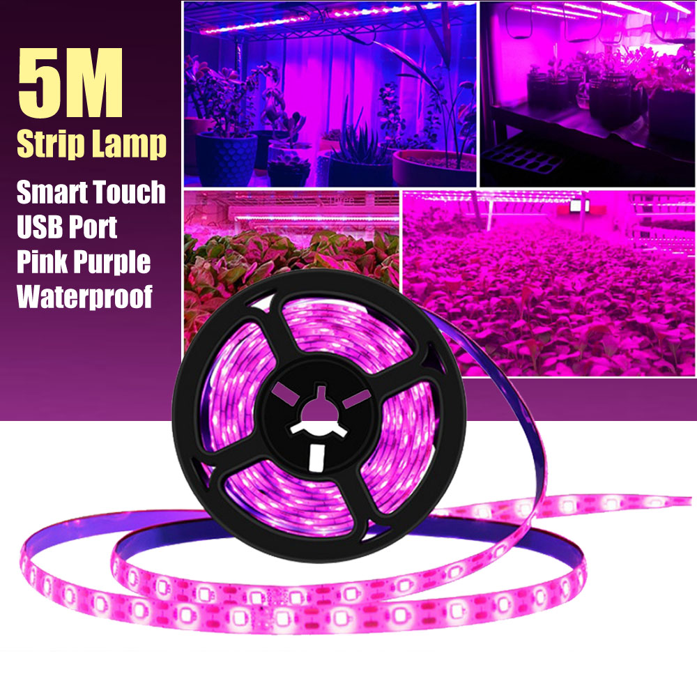 Strip lampu tumbuh LED 5M, spe - Led Plant Light Strip ulasan dan harga