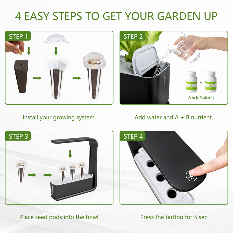 Sistem Penanaman Hidroponik Ce - Smart Pod Garden ulasan dan harga