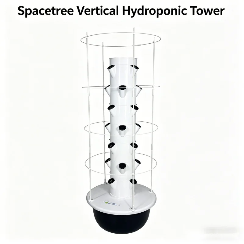Sistem Kebun Vertikal Hidropon - Vertical Planter Tower ulasan dan harga