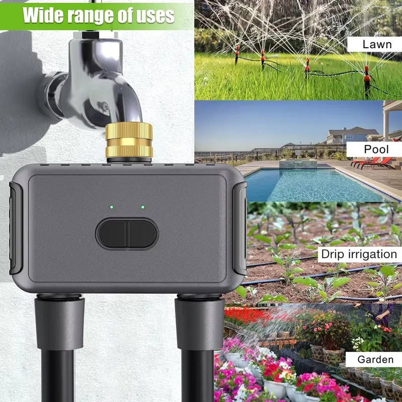WAP01 WiFi APP Control Dual Ho - Smart Garden Water ulasan dan harga
