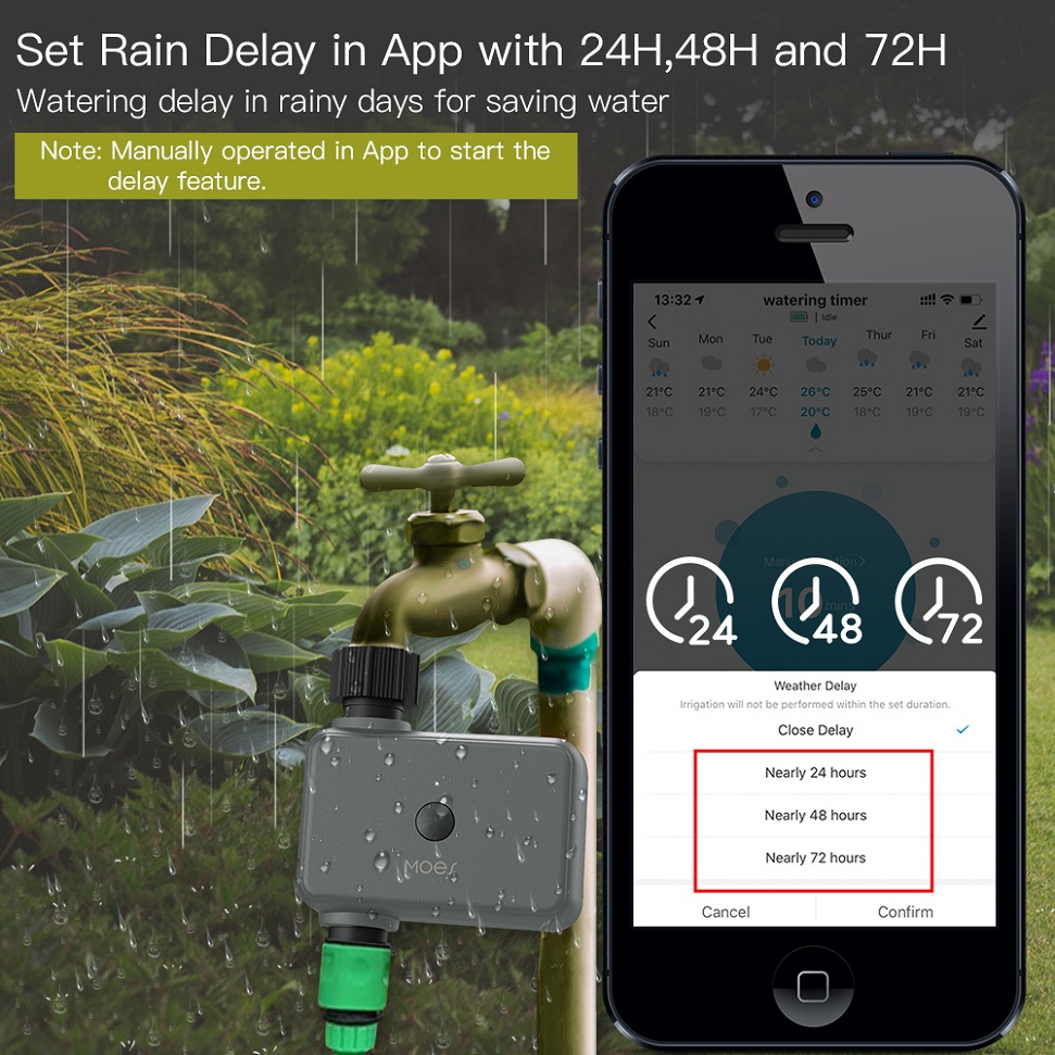 Katup BLuetooth, sistem penyir - Smart Garden Sphagnum Moss ulasan dan harga
