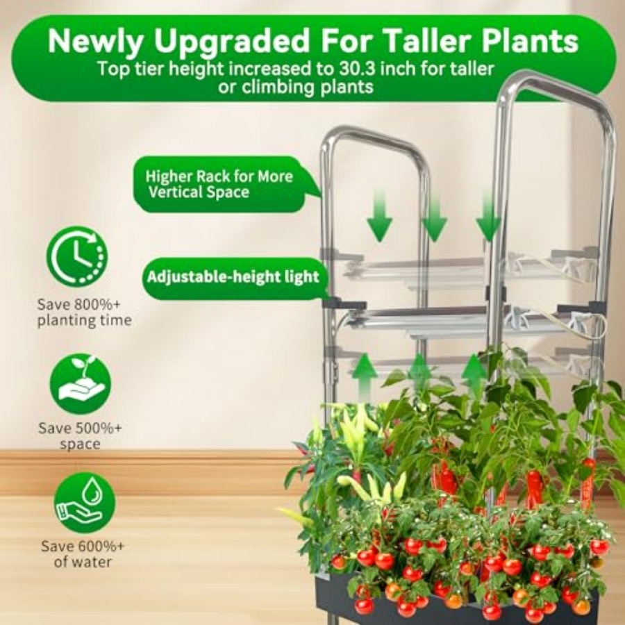 Sistem hidroponik dalam ruanga - Smart Garden Water ulasan dan harga