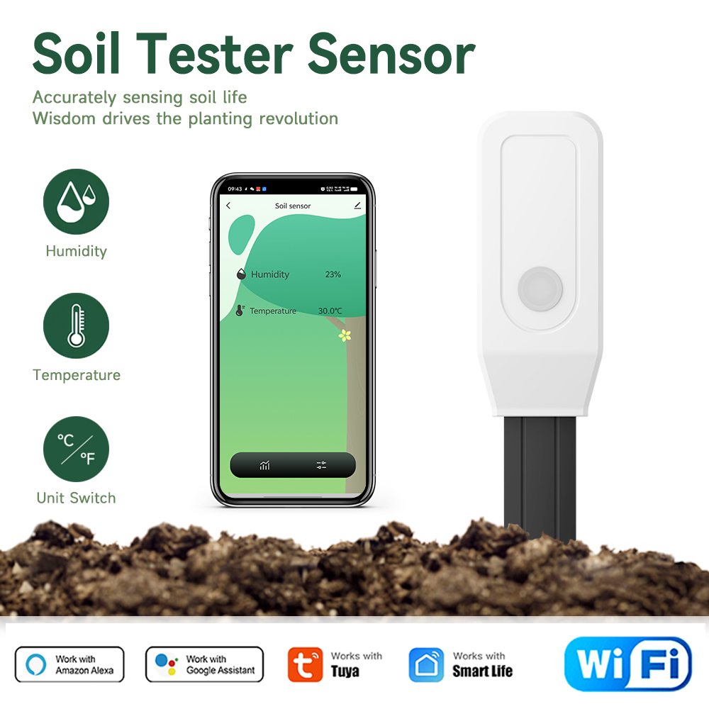 Tuya Smart WiFi Soil Tester Se - Smart Garden Sensors ulasan dan harga