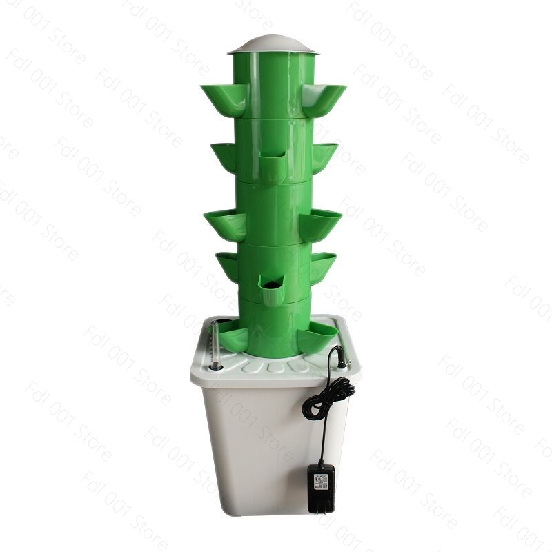 Sistem Penanaman Hidroponik 6  - Vertical Planter Tower ulasan dan harga