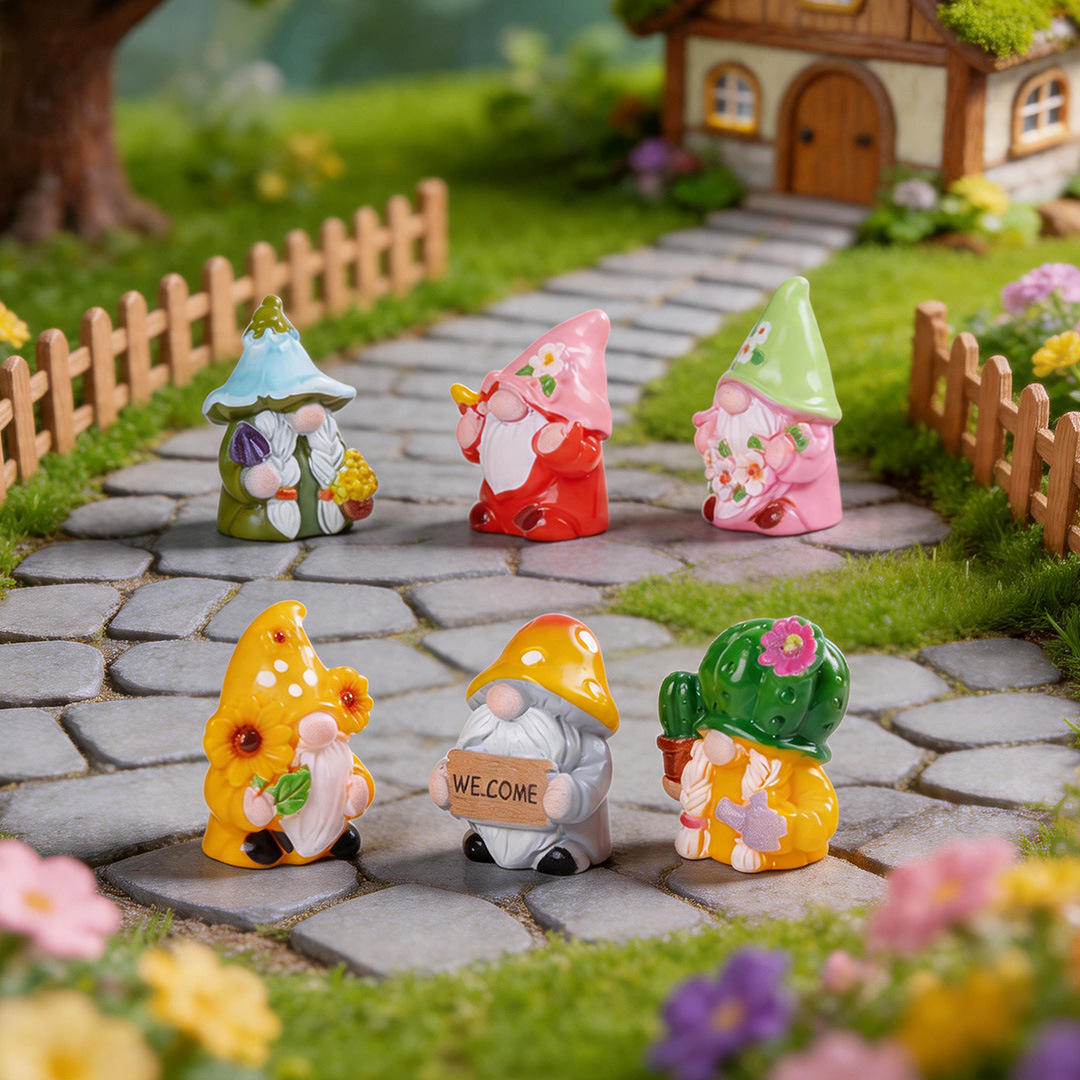 6/24 Buah Patung Boneka Kurcac - Smart Garden Mini ulasan dan harga