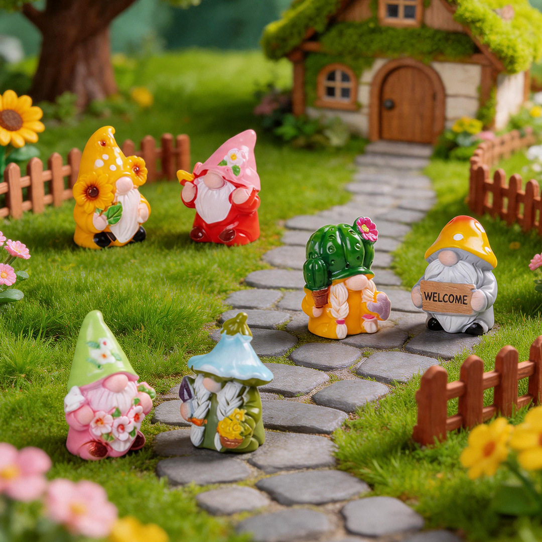 6/24 Buah Patung Boneka Kurcac - Smart Garden Mini ulasan dan harga