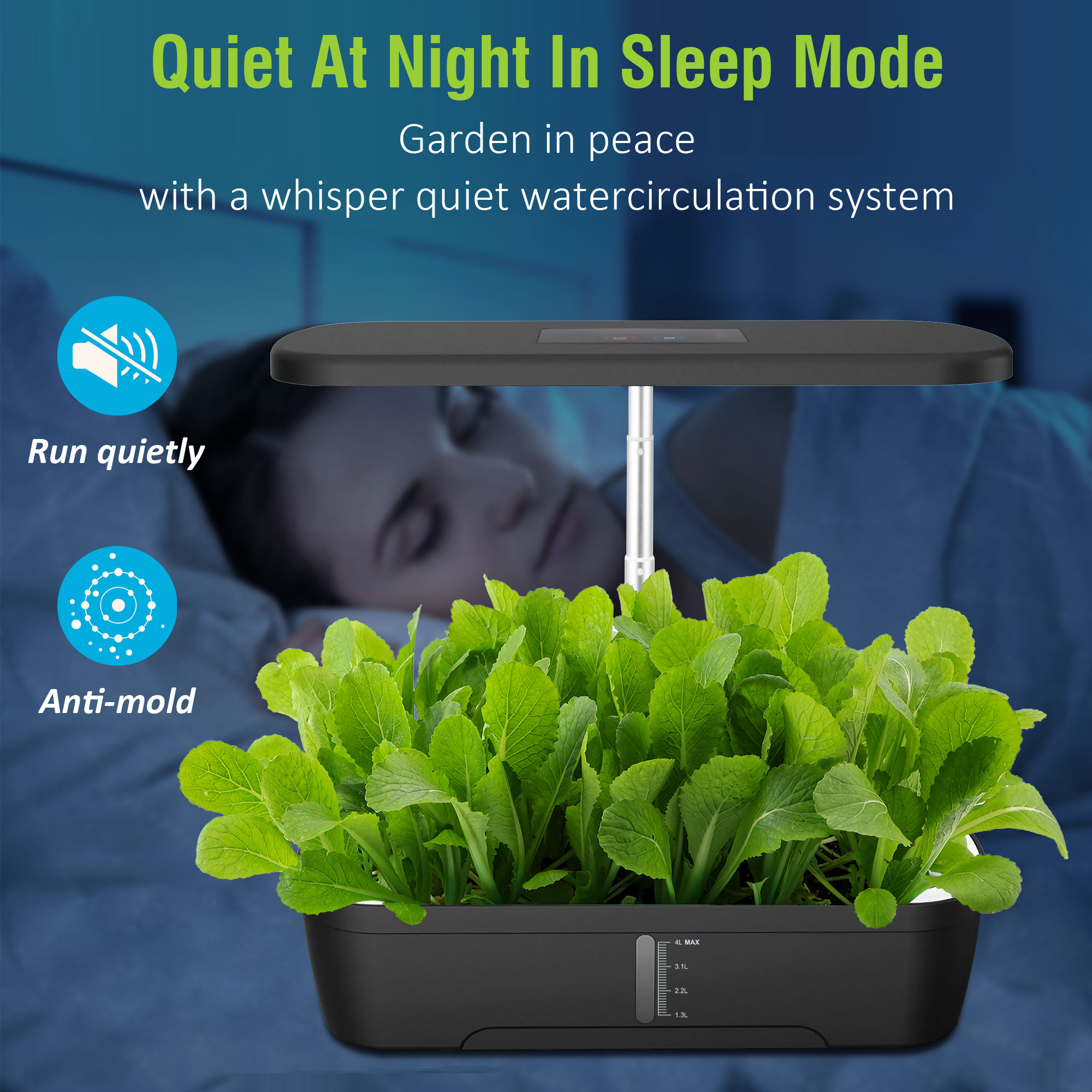 Taman hidroponik dalam ruangan - Smart Pod Garden ulasan dan harga