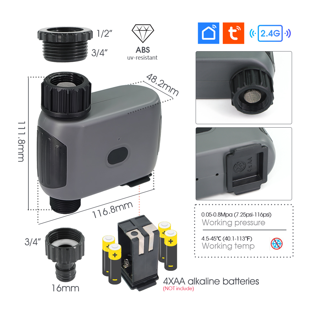 Kit Penyiraman Otomatis Tuya S - Smart Garden Monitoring System ulasan dan harga