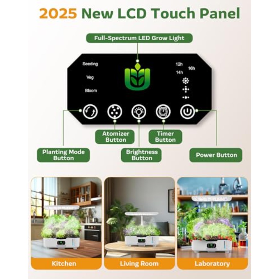 Penanam kebun herbal pintar da - Smart Pod Garden ulasan dan harga