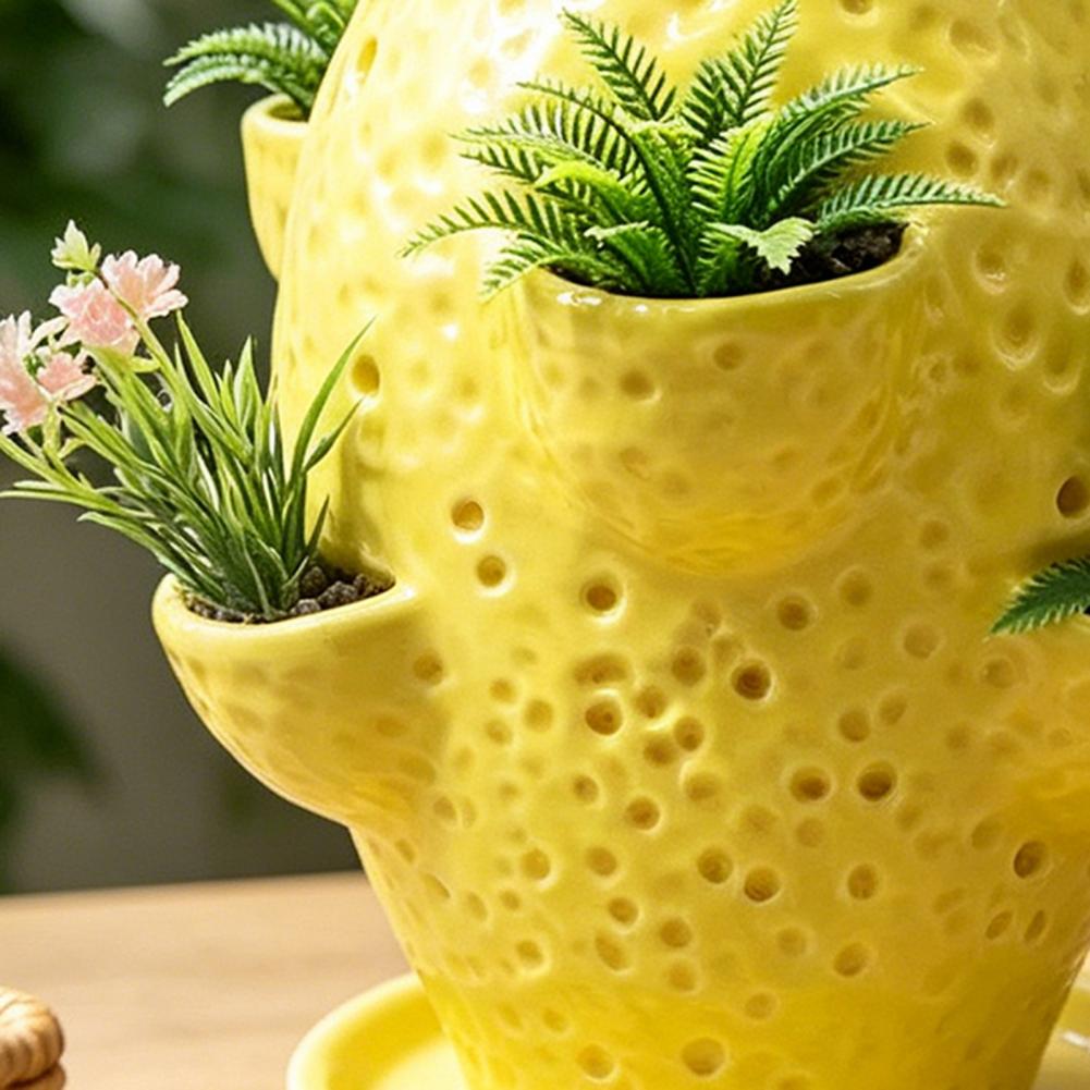 Pot Tanaman Hias Berukir dari  - Vertical Planter Tower ulasan dan harga