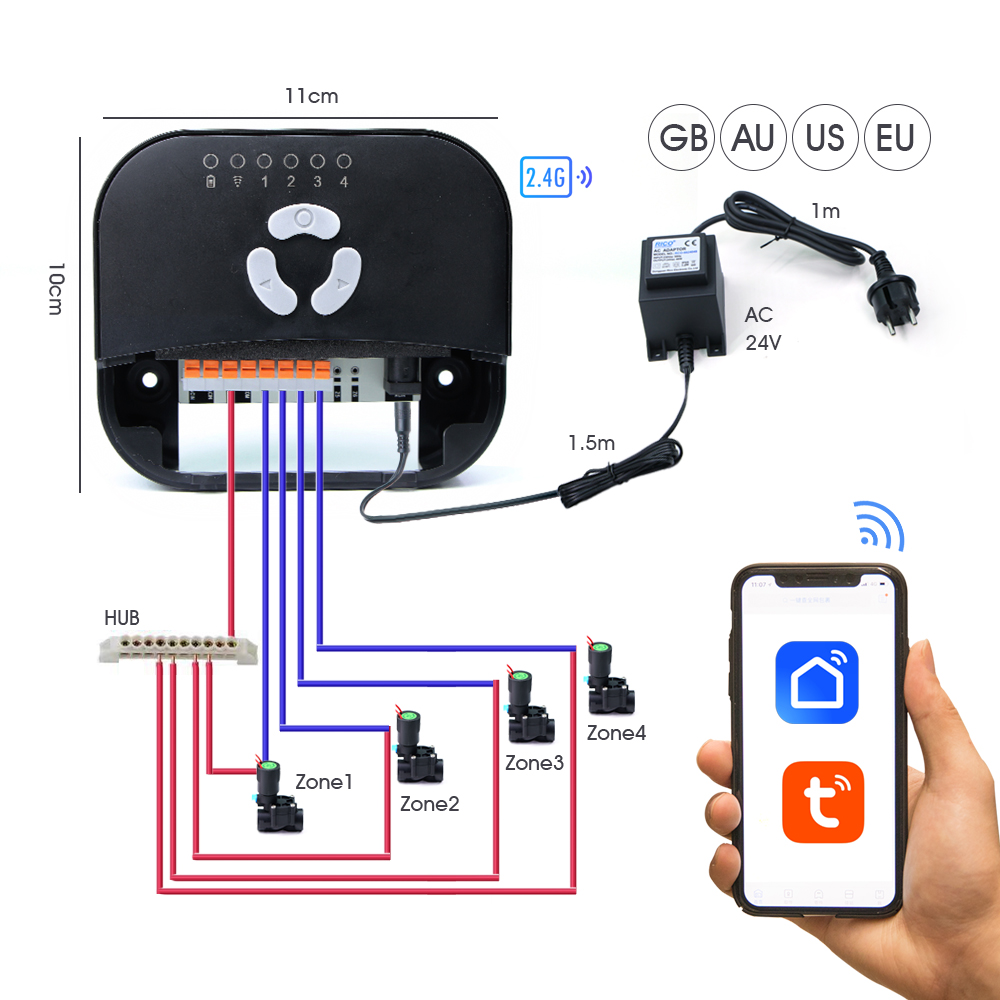 Selang taman katup Solenoid pe - Smart Garden Monitoring System ulasan dan harga