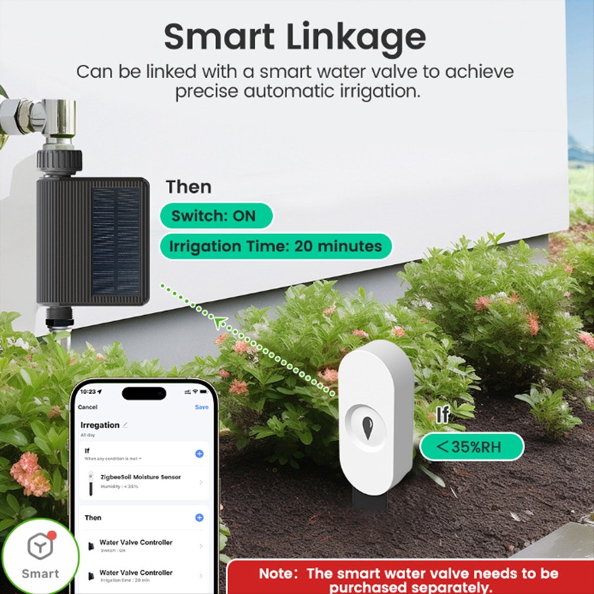 ABJA Tuya Zigbee Smart Soil Te - Smart Garden Zigbee ulasan dan harga