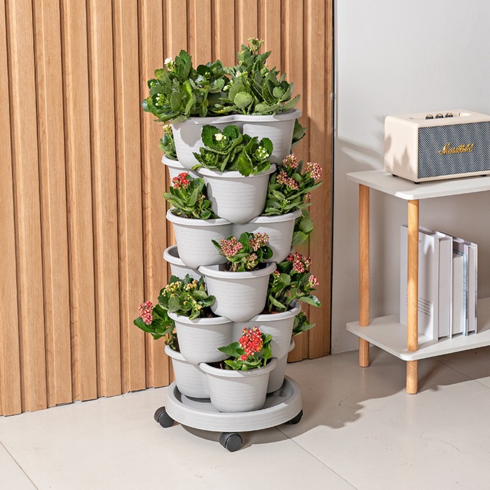 Pot Bunga Bertingkat Menara Ve - Vertical Planter Tower ulasan dan harga